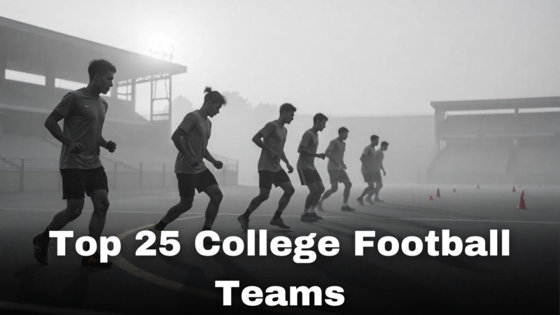 Top 25 College Football Teams