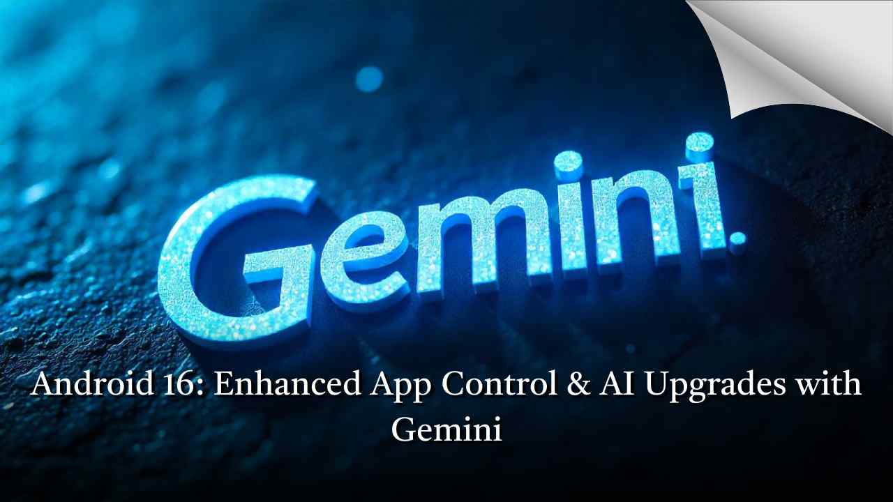 Android 16: Enhanced App Control & AI Upgrades with Gemini