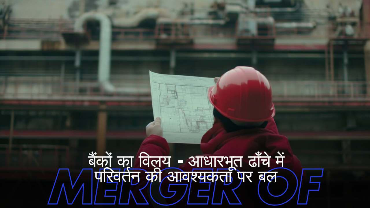 बैंकों का विलय - आधारभूत ढाँचे में परिवर्तन की आवश्यकता पर बल|Merger of banks – Emphasizing the need for changes in infrastructure