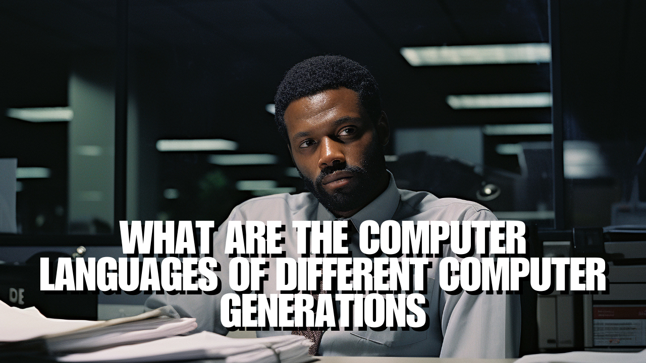 What are the computer languages of different computer generations